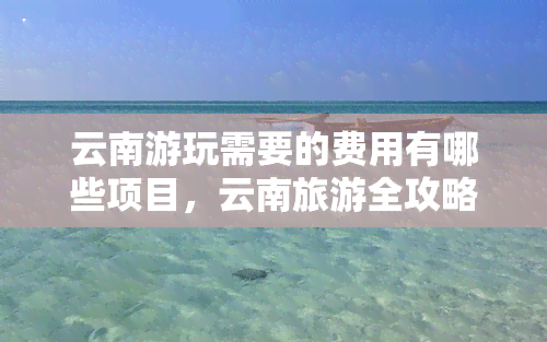 云南游玩需要的费用有哪些项目，云南旅游全攻略：你需要知道的所有费用项目