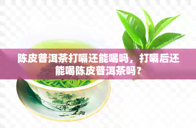 陈皮普洱茶打嗝还能喝吗，打嗝后还能喝陈皮普洱茶吗？