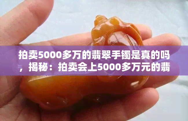 拍卖5000多万的翡翠手镯是真的吗，揭秘：拍卖会上5000多万元的翡翠手镯是否真实存在？