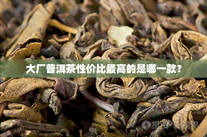 大厂普洱茶性价比更高的是哪一款？