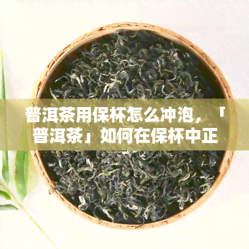 普洱茶用保杯怎么冲泡，「普洱茶」如何在保杯中正确冲泡？