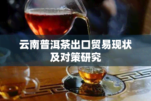 云南普洱茶出口贸易现状及对策研究