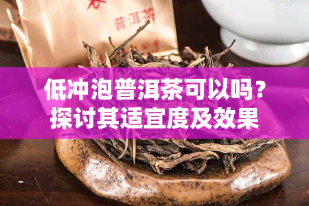 低冲泡普洱茶可以吗？探讨其适宜度及效果