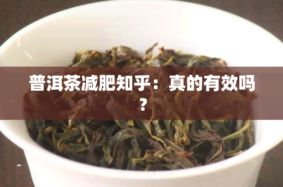 普洱茶减肥知乎：真的有效吗？