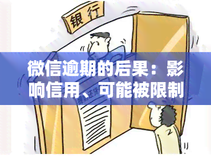 微信逾期的后果：影响信用、可能被限制使用、面临罚息等