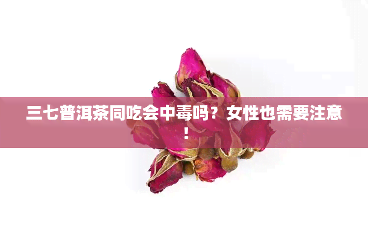 三七普洱茶同吃会中吗？女性也需要注意！