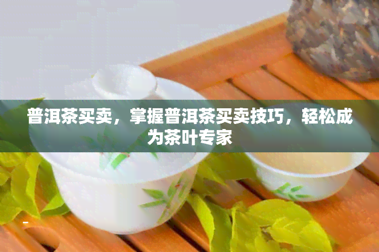 普洱茶买卖，掌握普洱茶买卖技巧，轻松成为茶叶专家