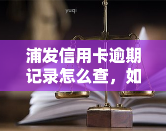 浦发信用卡逾期记录怎么查，如何查询浦发信用卡的逾期记录？