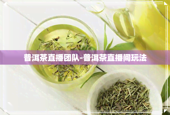 普洱茶直播团队-普洱茶直播间玩法