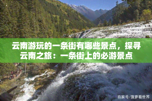 云南游玩的一条街有哪些景点，探寻云南之旅：一条街上的必游景点