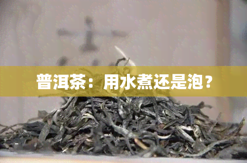 普洱茶：用水煮还是泡？