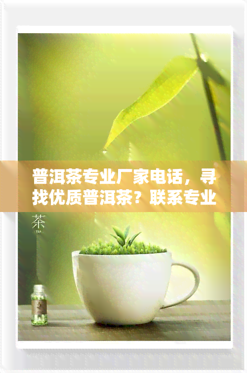 普洱茶专业厂家电话，寻找优质普洱茶？联系专业厂家，电话在这里！