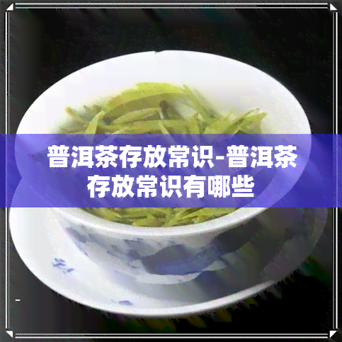 普洱茶存放常识-普洱茶存放常识有哪些