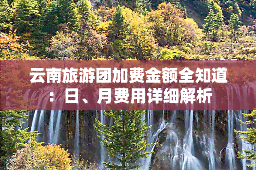 云南旅游团加费金额全知道：日、月费用详细解析