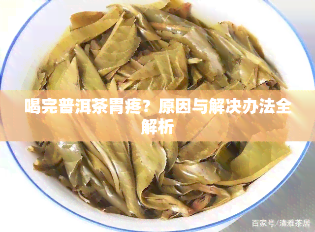 喝完普洱茶胃疼？原因与解决办法全解析