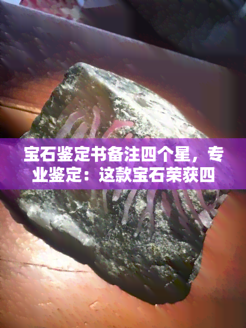 宝石鉴定书备注四个星，专业鉴定：这款宝石荣获四星级评价，实至名归！