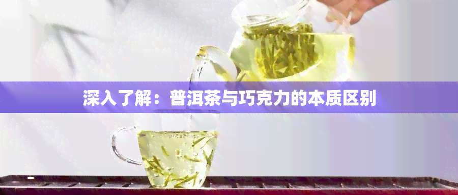 深入了解：普洱茶与巧克力的本质区别