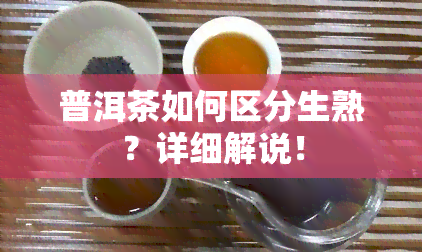 普洱茶如何区分生熟？详细解说！