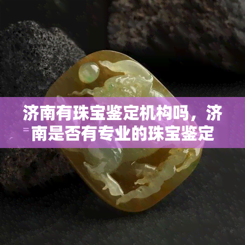 济南有珠宝鉴定机构吗，济南是否有专业的珠宝鉴定机构？