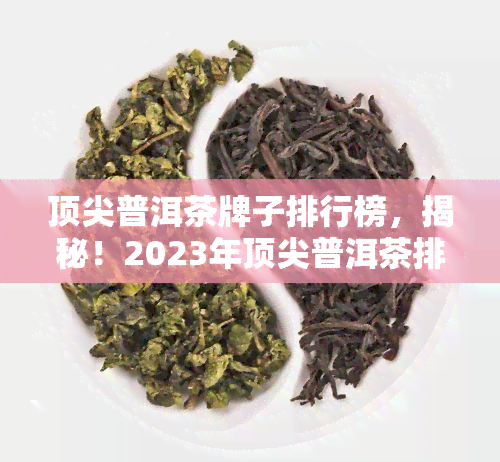 顶尖普洱茶牌子排行榜，揭秘！2023年顶尖普洱茶排行榜出炉，你喝对了吗？