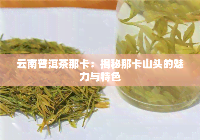 云南普洱茶那卡：揭秘那卡山头的魅力与特色