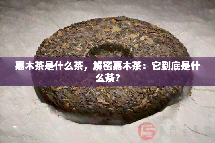 嘉木茶是什么茶，解密嘉木茶：它到底是什么茶？