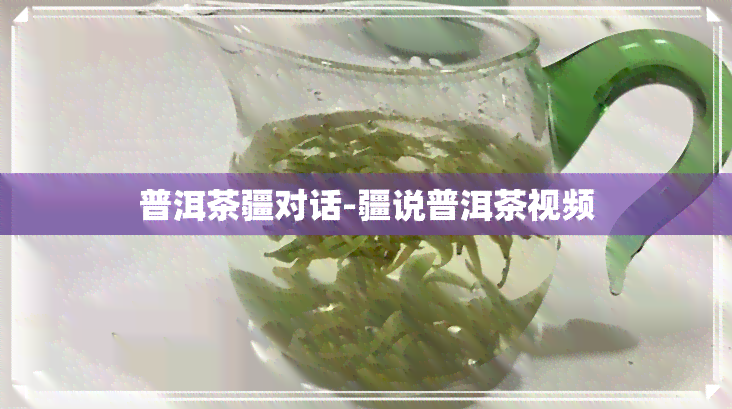 普洱茶疆对话-疆说普洱茶视频