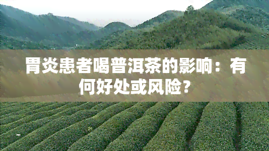 胃炎患者喝普洱茶的影响：有何好处或风险？