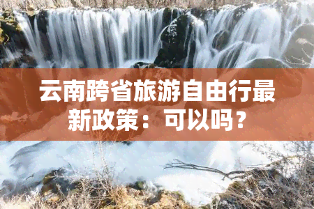 云南跨省旅游自由行最新政策：可以吗？