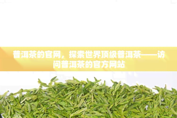 普洱茶的官网，探索世界顶级普洱茶——访问普洱茶的官方网站