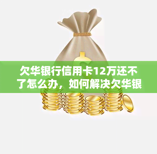 欠华银行信用卡12万还不了怎么办，如何解决欠华银行信用卡12万元的还款问题？