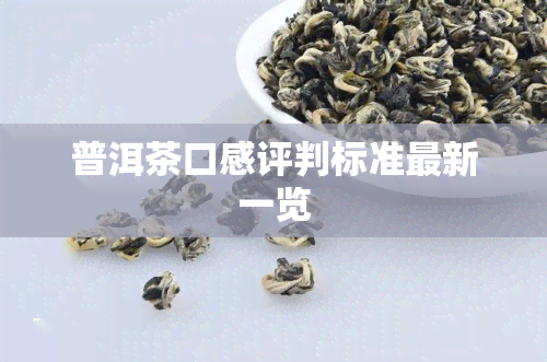 普洱茶口感评判标准最新一览