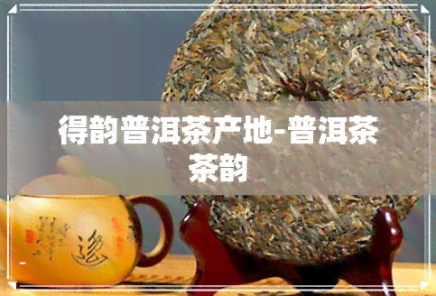 得韵普洱茶产地-普洱茶茶韵