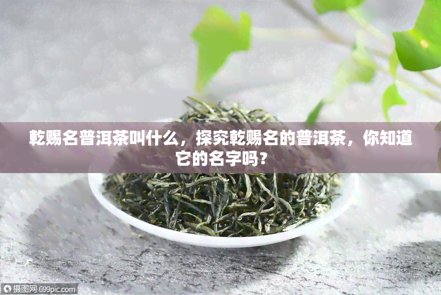 乾赐名普洱茶叫什么，探究乾赐名的普洱茶，你知道它的名字吗？