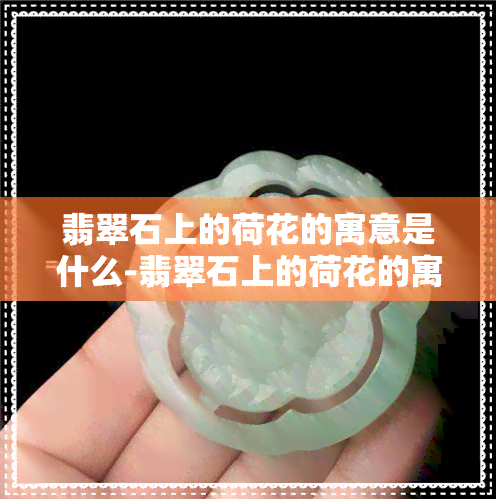 翡翠石上的荷花的寓意是什么-翡翠石上的荷花的寓意是什么呢