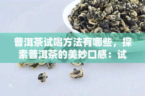 普洱茶试喝方法有哪些，探索普洱茶的美妙口感：试喝方法大揭秘！