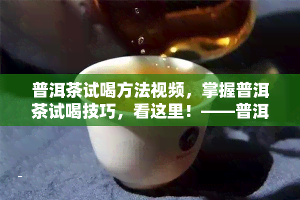 普洱茶试喝方法视频，掌握普洱茶试喝技巧，看这里！——普洱茶试喝方法视频分享