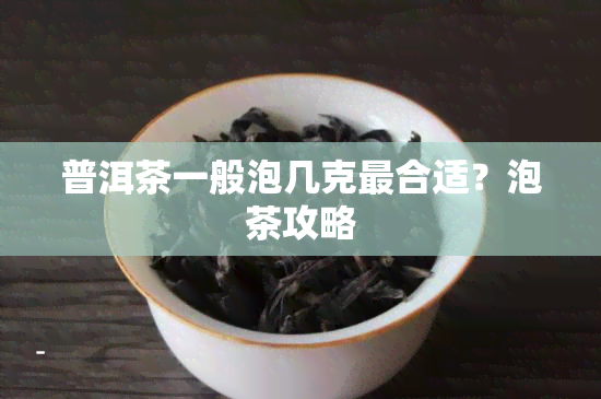 普洱茶一般泡几克最合适？泡茶攻略