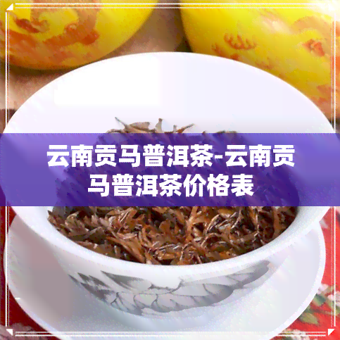 云南贡马普洱茶-云南贡马普洱茶价格表