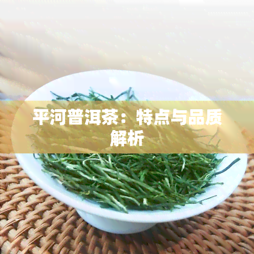 平河普洱茶：特点与品质解析