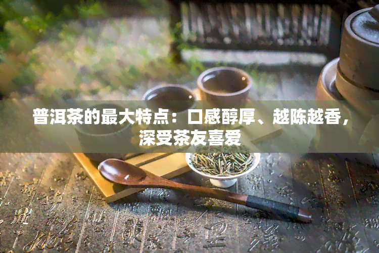 普洱茶的更大特点：口感醇厚、越陈越香，深受茶友喜爱