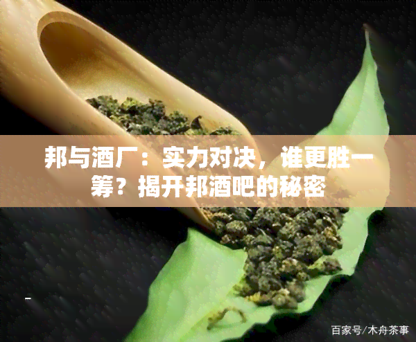 邦与酒厂：实力对决，谁更胜一筹？揭开邦酒吧的秘密