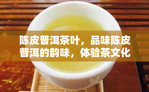 陈皮普洱茶叶，品味陈皮普洱的韵味，体验茶文化的魅力