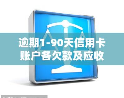 逾期1-90天信用卡账户各欠款及应收利息，90天以上账户处理方式