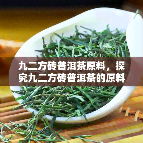 九二方砖普洱茶原料，探究九二方砖普洱茶的原料特性与制作工艺