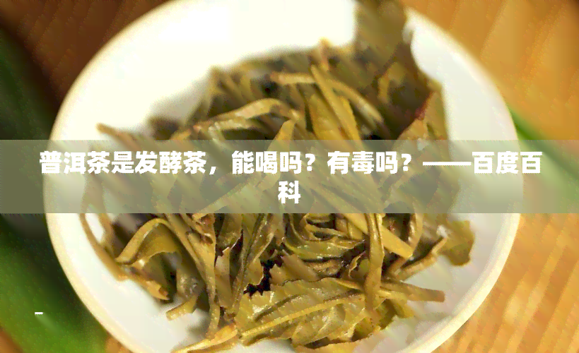 普洱茶是发酵茶，能喝吗？有吗？——百度百科