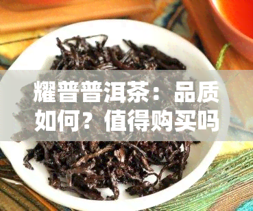 耀普普洱茶：品质如何？值得购买吗？价格多少？