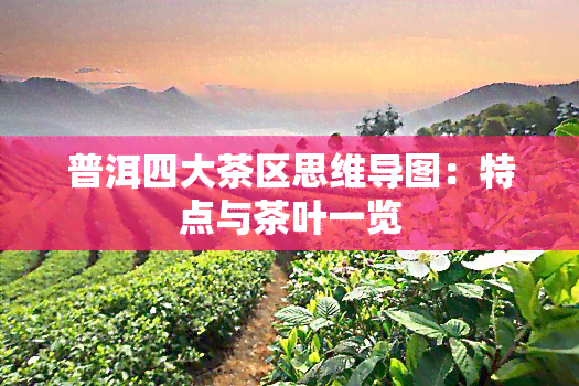 普洱四大茶区思维导图：特点与茶叶一览