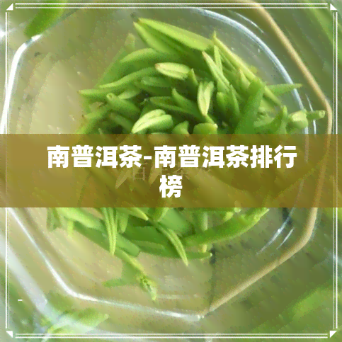 南普洱茶-南普洱茶排行榜