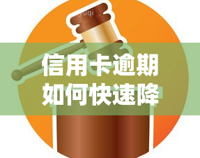 信用卡逾期如何快速降低额度？全攻略！